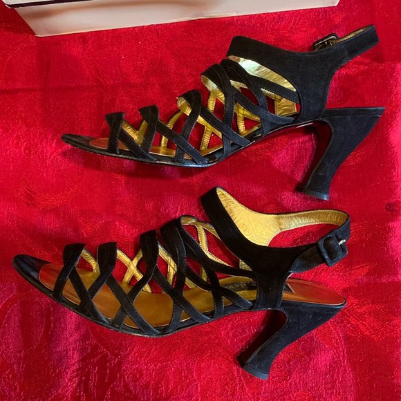 CHARLES DAVID Strappy Heeled Sexy Sandal - Picture 1 of 5